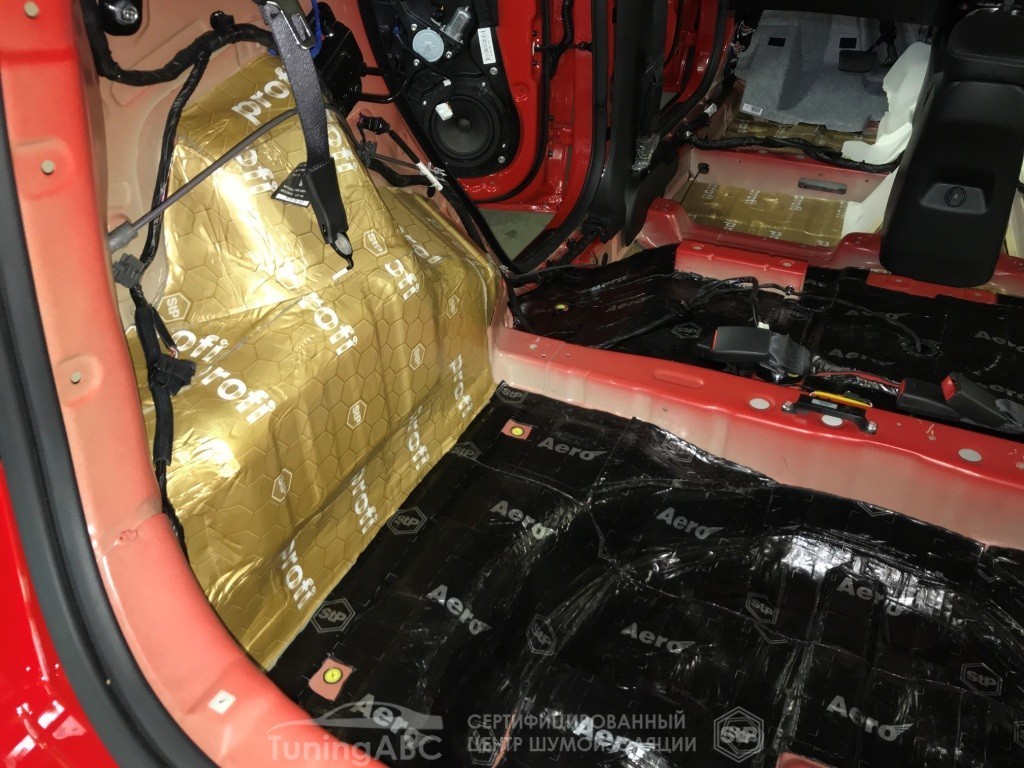 Шумоизоляция пола KIA SOUL