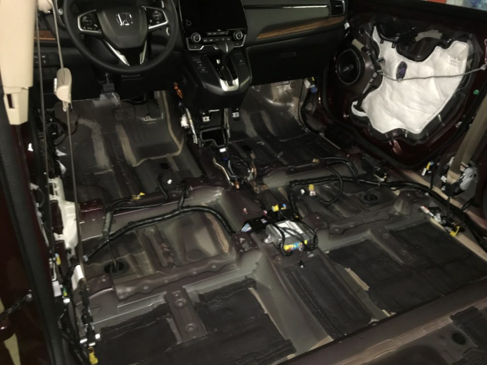Шумоизоляция пола honda CR-V