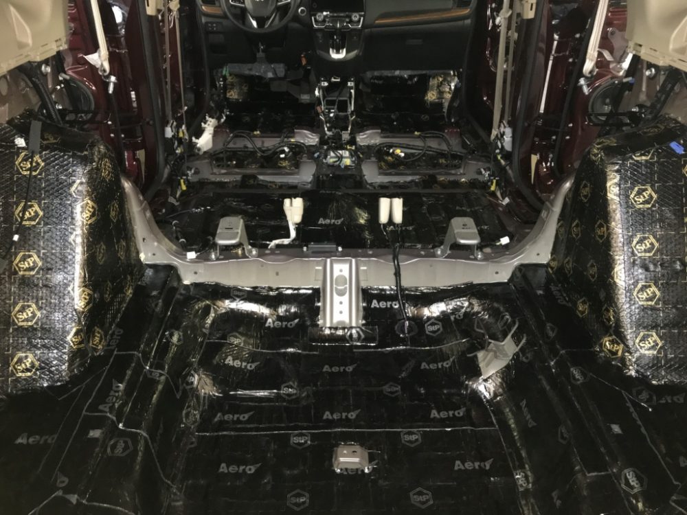 Шумоизоляция пола honda CR-V