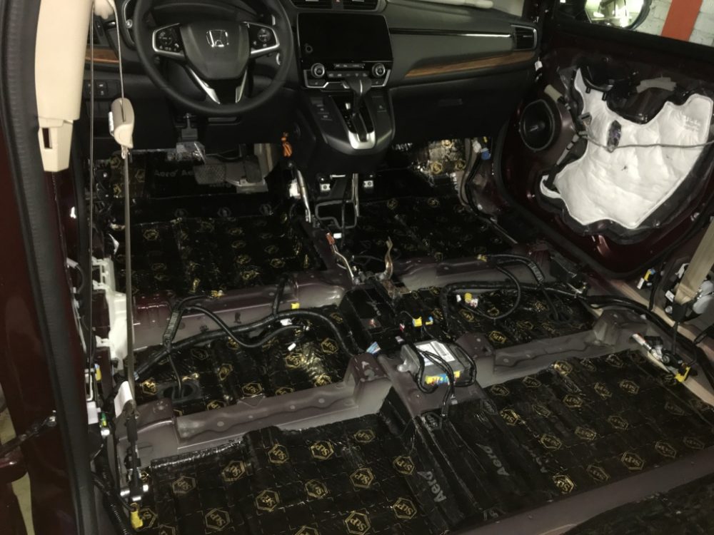 Шумоизоляция пола honda CR-V