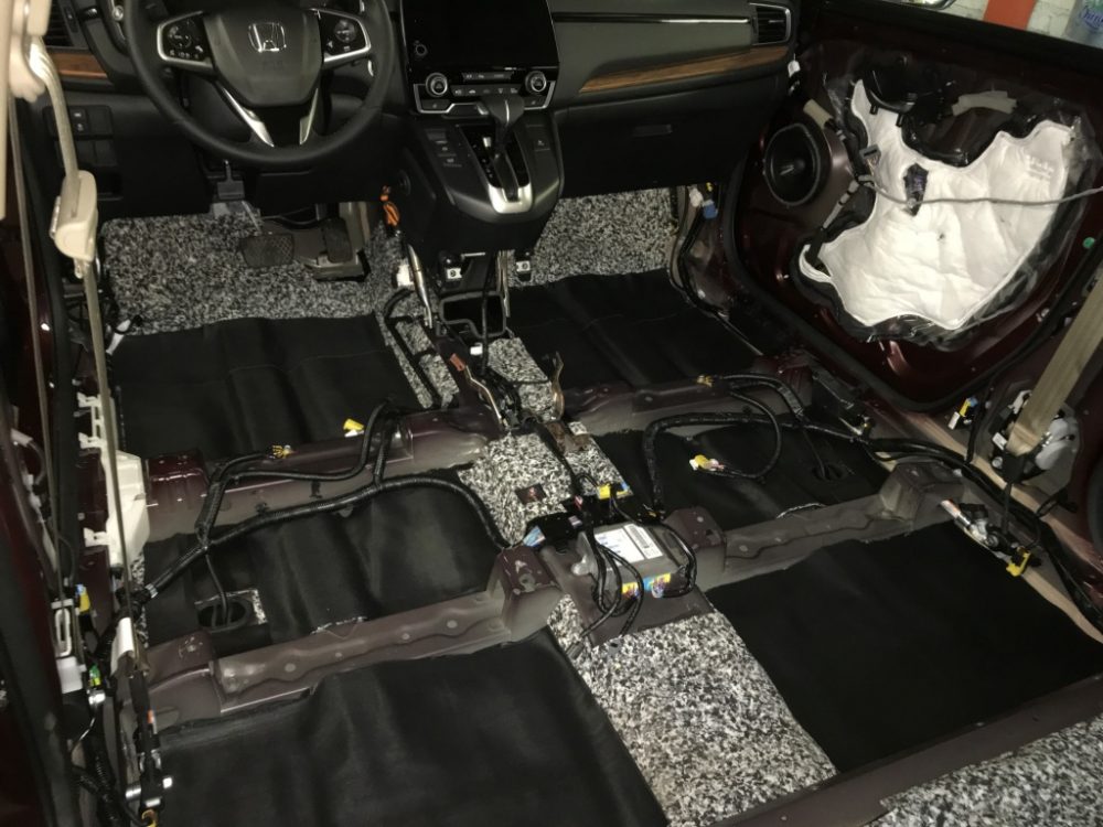 Шумоизоляция пола honda CR-V